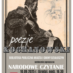 Narodowe czytanie 2025, plakat